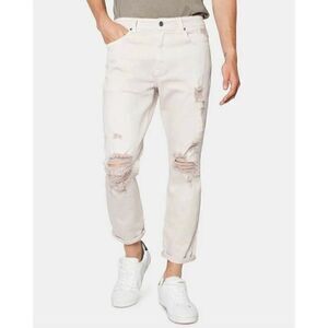 NWT Zeegeewhy ZGY Whatever Crop Slim Tapered Relaxed Distressed Skinny Jeans